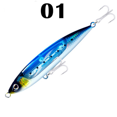 GRS új tengeri horgászcsali Stickbait ceruzacsali felső víz 165mm 70g GT tengeri horgászbot mesterséges csali vaku penge