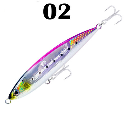 GRS új tengeri horgászcsali Stickbait ceruzacsali felső víz 165mm 70g GT tengeri horgászbot mesterséges csali vaku penge