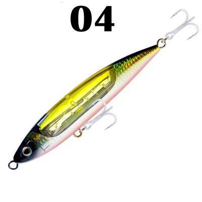 GRS új tengeri horgászcsali Stickbait ceruzacsali felső víz 165mm 70g GT tengeri horgászbot mesterséges csali vaku penge