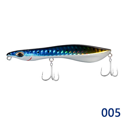 D1 Popper & Pencil žvejybos masalai 80 mm 115 mm plūduriuojantis skęstantis masalas, kietas masalas, ilgas užmetimas ešerių lydekos vobleriai žuvies reikmenys