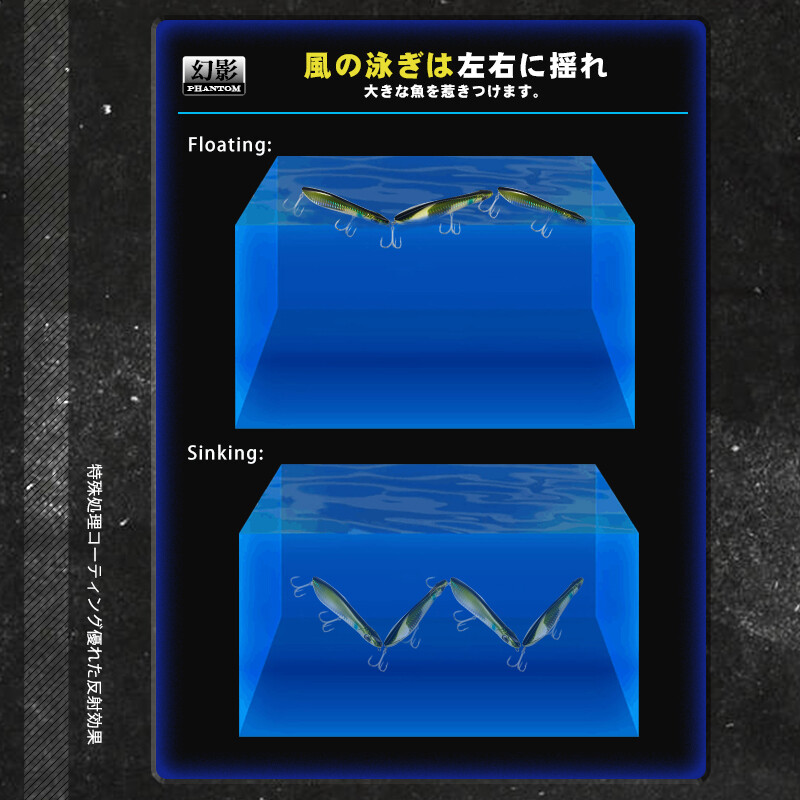 D1 Popper & Pencil žvejybos masalai 80 mm 115 mm plūduriuojantis skęstantis masalas, kietas masalas, ilgas užmetimas ešerių lydekos vobleriai žuvies reikmenys