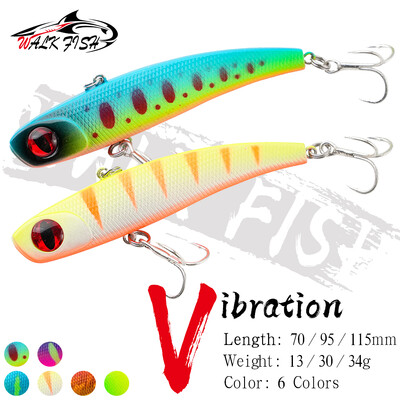 WALK FISH Téli Új 1 DB jégsüllyedő VIB csali horgászcsali 13g 30g 34g mesterséges úszós horgász Rattlin csali japán horog