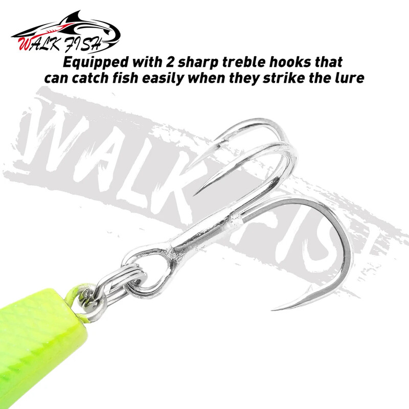 WALK FISH Téli Új 1 DB jégsüllyedő VIB csali horgászcsali 13g 30g 34g mesterséges úszós horgász Rattlin csali japán horog