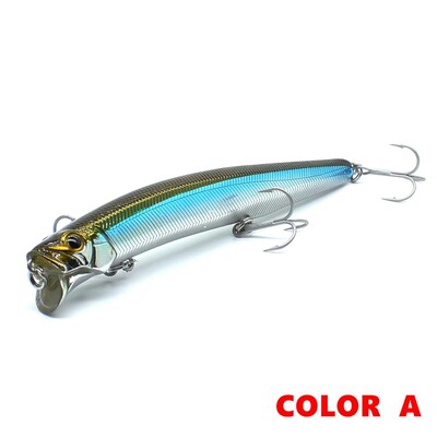 AOCLU Jerkbait plaukiojantys vobleriai 13cm 21g kietas masalas Minnow Popper žvejybos masalas su magnetu, skirtas Long Casting Sea Bass 4# kabliukai