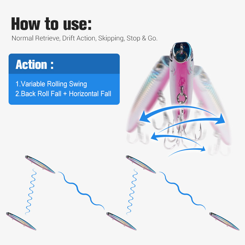 NOEBY grimstošs zīmulis, 130 mm, 38 g, maināms džiga krasta džigas makšķerēšanas māneklis, mākslīgā cietā ēsma, ēsma tunzivju jūras zvejas mānekļiem