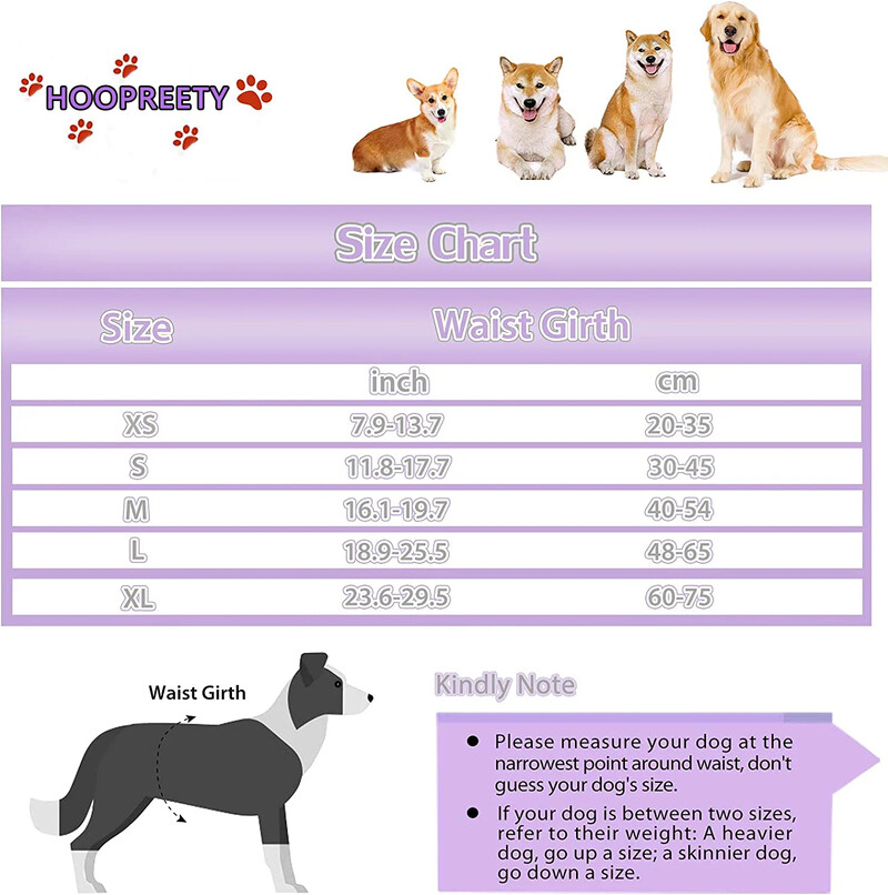 Plaunami įvyniojimai, skirti patelių šunų sauskelnėms, puikiai sugeriantys šuniukų vystyklai Reguliuojamos kelnaitės naminiams gyvūnėliams mažiems, vidutiniams dideliems mergaitėms