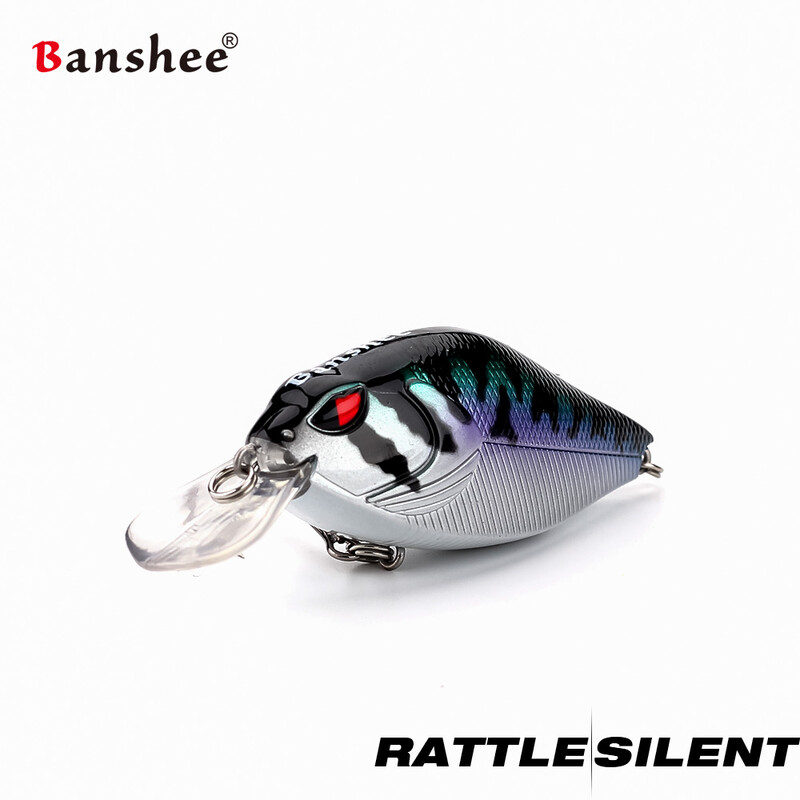 Banshee 7cm 15g Crankbaits žvejybos masalas Kietas masalas Crank Bass Vobleris Barškučio garso vobleriai lydekai plaukiojantis dirbtinis masalas