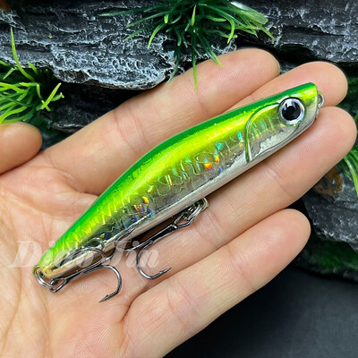 Japonijos žvejybos masalas YOICHI 80 dirbtinis masalas 80 mm 18 g skęstantis kietas pieštuko masalas, plastikinis skęstantis žvejybos masalas.