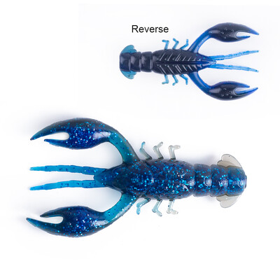 Hanlin Plutajuće 65mm 4g Ličinke rakova Mekane silikonske šablone za mamce Wobbler Crvi Mamci za pecanje Umjetni swimbait Oprema za bas štuku