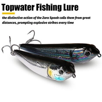 Walk The Dog Topwater риболовна примамка 15g 11cm плаваща стръв молив Swimbait рибна кука Popper Pesca Wobbler Minnow Tackle Crankbait