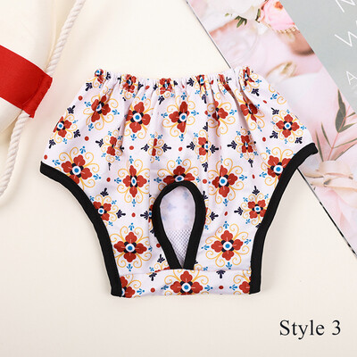 Rajzfilm mintás pelenkák kutyáknak kisállat menstruációs fehérnemű Zaklatás elleni kisállat pelenka fiziológiás nadrágok nedvszívó kutyapelenkák