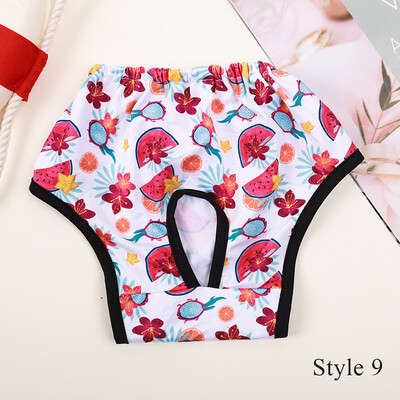 Rajzfilm mintás pelenkák kutyáknak kisállat menstruációs fehérnemű Zaklatás elleni kisállat pelenka fiziológiás nadrágok nedvszívó kutyapelenkák