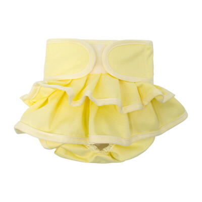 1 gab Sieviešu suņu autiņbiksīšu kleita, ļoti absorbējošas autiņbiksītes suņu meitenēm, mazgājamiem suņiem karstumā, nesaturēšana