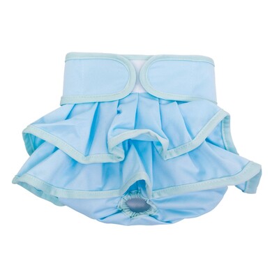 1 gab Sieviešu suņu autiņbiksīšu kleita, ļoti absorbējošas autiņbiksītes suņu meitenēm, mazgājamiem suņiem karstumā, nesaturēšana