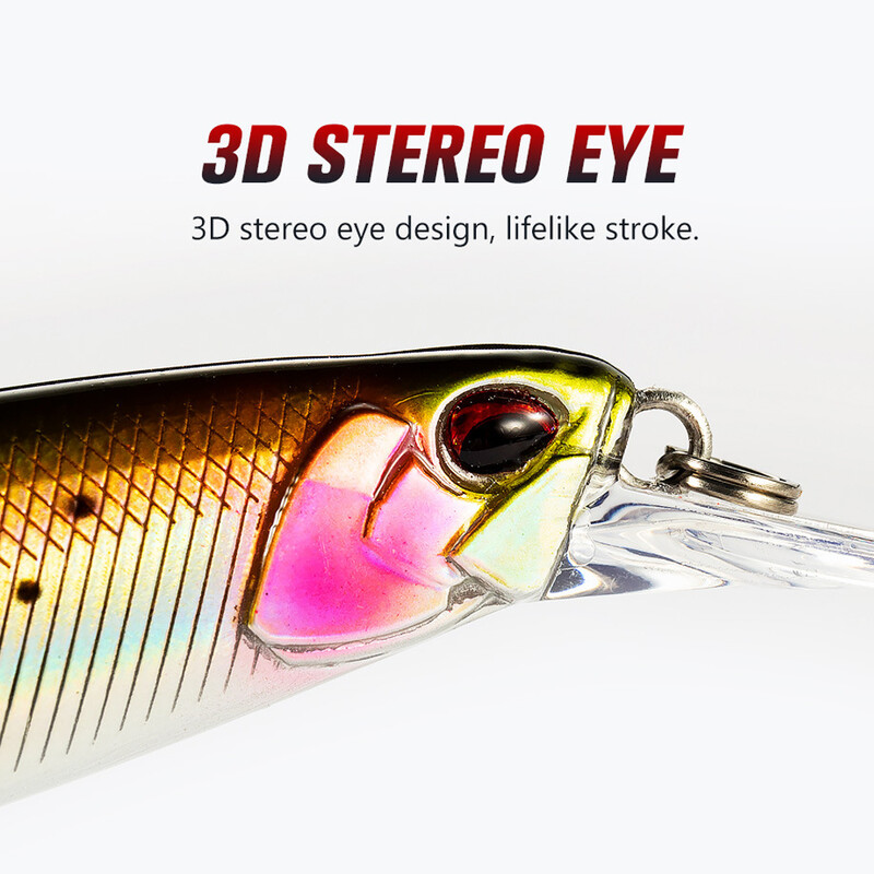 THORFORCE skęstantis Minnow 80mm 95mm Jerkbait plūduriuojantis vobleris žvejybos masalas dirbtinis masalas sūraus ešerio lydekos