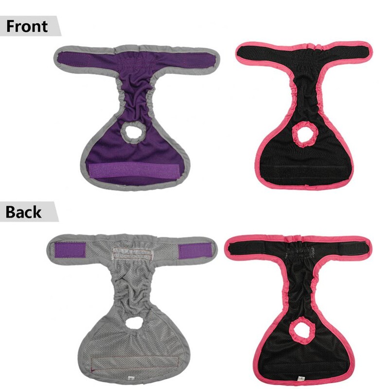 Plaunamos šunų sauskelnės, daugkartinio naudojimo šunų vystyklų įvyniojimai šunų patelėms, puikiai sugeriantys ir patogūs