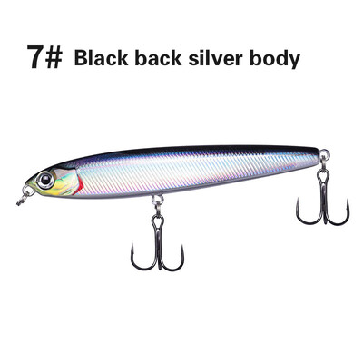 1 vnt Fishing Bait Lure Skęstantis Minnow Masalas Gėlavandeniui ir jūros vandeniui 2 kartos