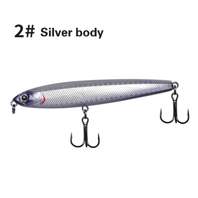 1 vnt Fishing Bait Lure Skęstantis Minnow Masalas Gėlavandeniui ir jūros vandeniui 2 kartos