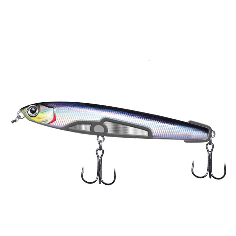 1 vnt Fishing Bait Lure Skęstantis Minnow Masalas Gėlavandeniui ir jūros vandeniui 2 kartos