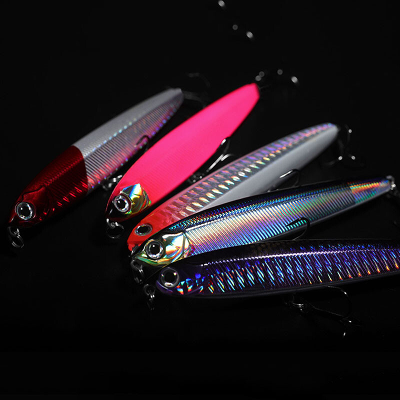 1 vnt Fishing Bait Lure Skęstantis Minnow Masalas Gėlavandeniui ir jūros vandeniui 2 kartos