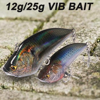 Rattling VIB 12g 25g Силиконова захранка Popper Carp риболовни принадлежности Jerkbait Pesca Swimbait Wobbler Hook Minnow Sinking Pencil Lure