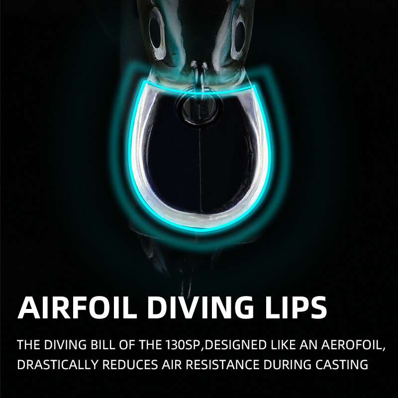 ASINIA 13cm 21g SP gylis 1,8m Geriausi žvejybos masalai Vobleris, kokybiškas kietas masalas Profesionalus menkas žvejybos reikmenims