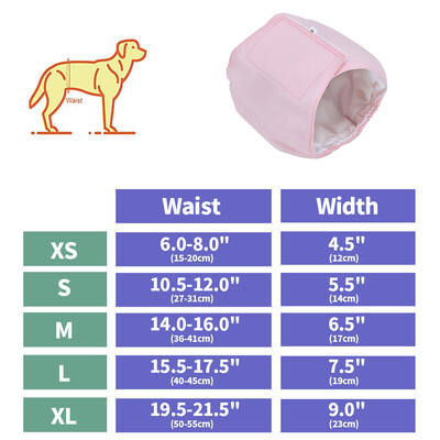 Puha kutyapelenka nadrág Újrahasználható fiziológiás nadrág Mosható nőstény kan kutyák rövidnadrágok nedvszívó háziállatok fehérnemű egészségügyi bugyi
