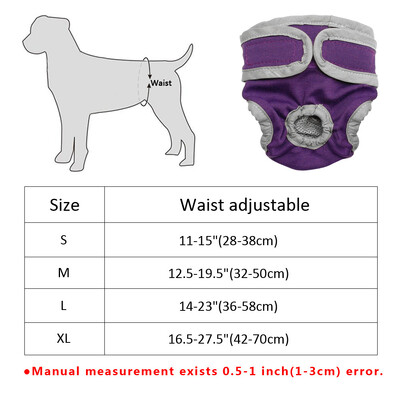 Puha kutyapelenka nadrág Újrahasználható fiziológiás nadrág Mosható nőstény kan kutyák rövidnadrágok nedvszívó háziállatok fehérnemű egészségügyi bugyi