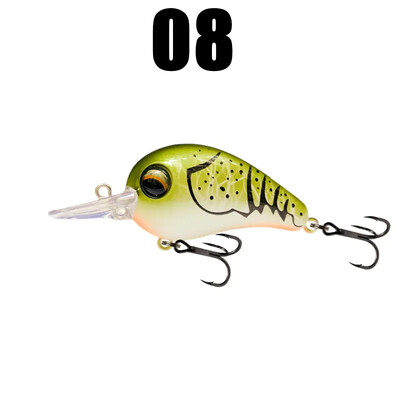 GREENSPIDER 2024 NAUJAS 45 mm 11g Crankbait vobleris upėtakių žvejybos masalas gėlavandenis Minnow Crank dirbtinis kieto masalo žvejybos reikmenys