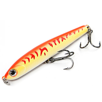 B&U 68mm 8,2g süllyedő ceruza Heavy Stick horgászcsali sósvízi ajak nélküli Minnow wobbler, kemény műanyag csali