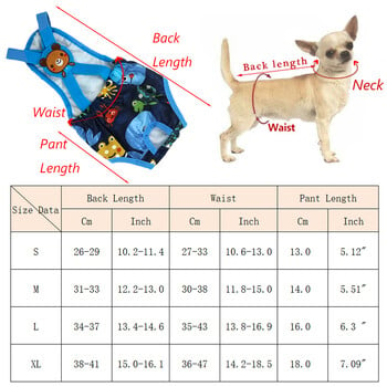 Анимационни щампи Женски кучешки шорти Кученце Физиологични панталони Пелена Бельо за домашни любимци Гащи за малки, средни момичета Кучета Шнауцер