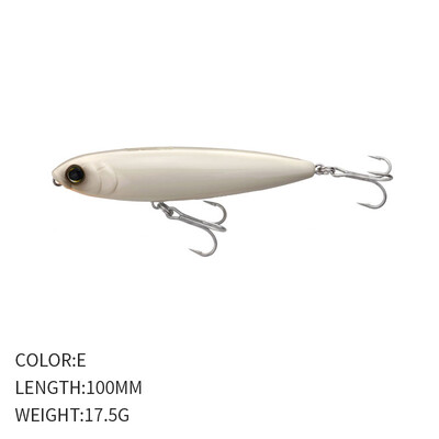 100mm 17.5g Suprafață Creion Naluci de Pescuit Floating Swimbait Walk Dog Wobbler Momeală Tare Artificială TopWater pentru Păstrăv Bass