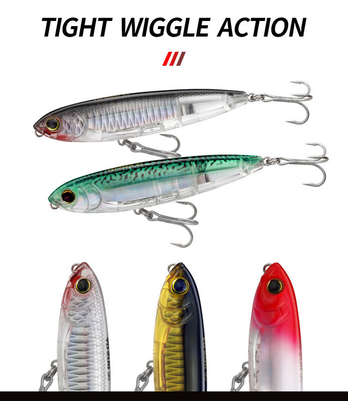 100mm 17.5g Suprafață Creion Naluci de Pescuit Floating Swimbait Walk Dog Wobbler Momeală Tare Artificială TopWater pentru Păstrăv Bass