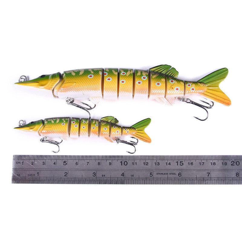 KNCONAN 20CM 67,5G skęstantys vobleriai žvejybos masalai, sujungti Swimbait, kieto masalo žvejybos reikmenys Bass Isca Crankbait