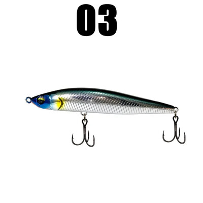 GREENSPIDER Slowsinking ceruzacsali Pesca sósvízi édesvízi kemény csali 95mm 20g/105mm 25g mesterséges csali