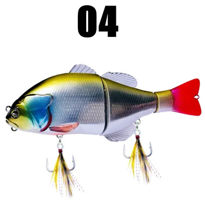 GREENSPIDER úszó horgászcsali úszógubaj puha farkú kemény csalival 160 mm 70 g csuklós csali vadászfelszerelés csuka pézsmasügérhez