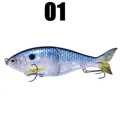 Nauji 18cm 80g Skęstantis Glide Masalas Žvejybos masalai Sujungti plaukimo masalas Barškučio kamuoliukai viduje Vobleriai Pesca Slide Sea River