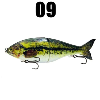 Nauji 18cm 80g Skęstantis Glide Masalas Žvejybos masalai Sujungti plaukimo masalas Barškučio kamuoliukai viduje Vobleriai Pesca Slide Sea River