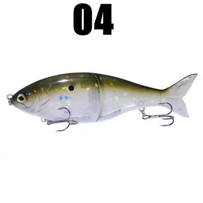 Nauji 18cm 80g Skęstantis Glide Masalas Žvejybos masalai Sujungti plaukimo masalas Barškučio kamuoliukai viduje Vobleriai Pesca Slide Sea River