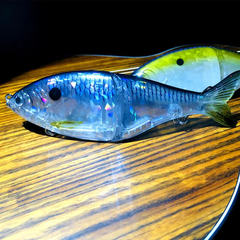 Nauji 18cm 80g Skęstantis Glide Masalas Žvejybos masalai Sujungti plaukimo masalas Barškučio kamuoliukai viduje Vobleriai Pesca Slide Sea River