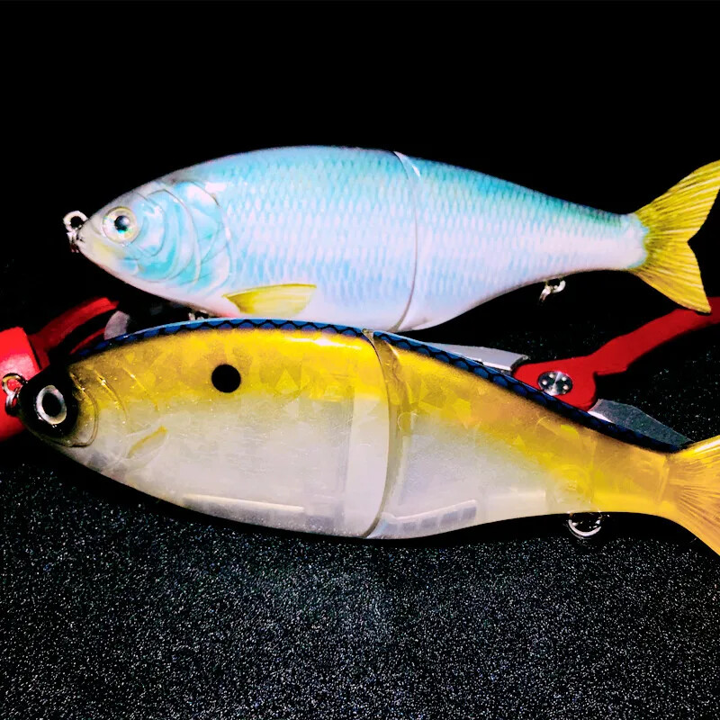 Nauji 18cm 80g Skęstantis Glide Masalas Žvejybos masalai Sujungti plaukimo masalas Barškučio kamuoliukai viduje Vobleriai Pesca Slide Sea River