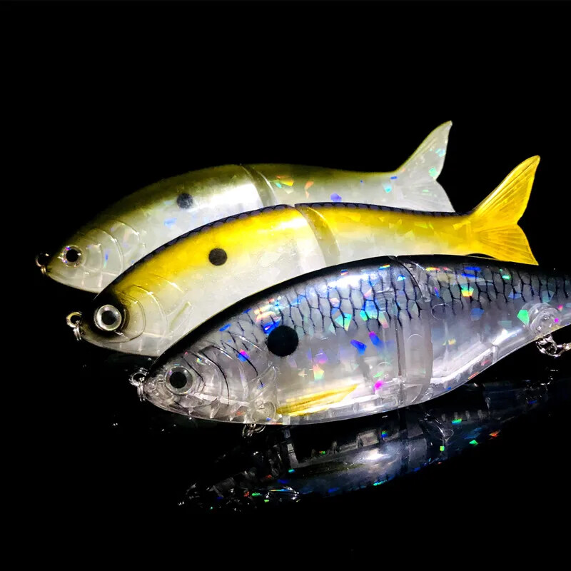 Nauji 18cm 80g Skęstantis Glide Masalas Žvejybos masalai Sujungti plaukimo masalas Barškučio kamuoliukai viduje Vobleriai Pesca Slide Sea River