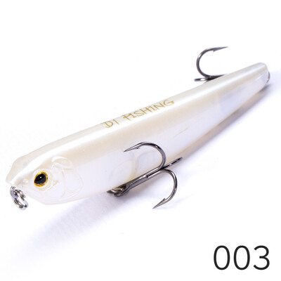 D1 mamac za ribu olovku 80 mm 8,5 g Umjetni plutajući mamac za hodanje za bas štuku Slatkovodni slanovodni pribor za ribolov 2020.