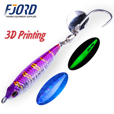 FJORD Hyper Long Casting Fém Jig 40g 60g Horgászcsali Hard Baits Sósvízi Swimbait Forgó Hook Farok Spinner Horgászcikkek
