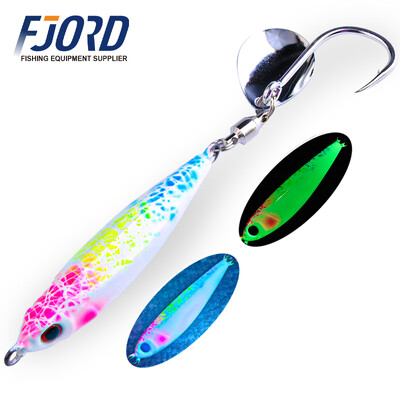 FJORD Hyper Long Casting Fém Jig 40g 60g Horgászcsali Hard Baits Sósvízi Swimbait Forgó Hook Farok Spinner Horgászcikkek