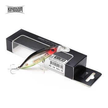 Kingdom Slow Sinking Pencil Noise Minnow Fishing Lures 70mm 12g 55mm 7g Swimbaits Swing Hard Baits Воблери Риболовна джъркбейт