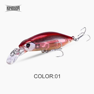 Kingdom Slow Sking Pencil Noise Minnow žvejybos masalai 70mm 12g 55mm 7g Swimbaits Swing Hard Baits Vobleriai Fishing Jerkbait