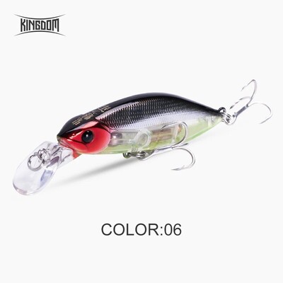Kingdom Slow Sking Pencil Noise Minnow žvejybos masalai 70mm 12g 55mm 7g Swimbaits Swing Hard Baits Vobleriai Fishing Jerkbait