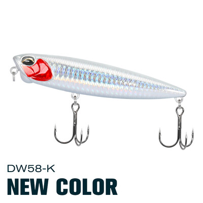 TSURINOYA 110F Topwater Stickbait 110mm 20,5g Ceruza lebegő horgászcsali DW58 Pike Bass mesterséges kemény csali Jerkbait