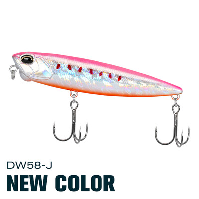 TSURINOYA 110F Topwater Stickbait 110mm 20,5g Ceruza lebegő horgászcsali DW58 Pike Bass mesterséges kemény csali Jerkbait